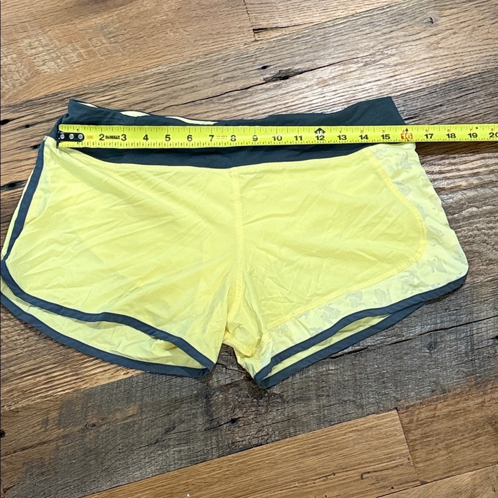 Women's Athletic Shorts in Yellow and Gray large like new